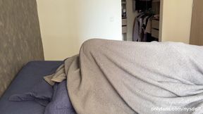 Casual and Neglected Food Under the Sheets -amateur Couple- Nysdel