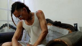 con ropa se consuela y eyacula con cautela: raba erre pro