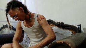 con ropa se consuela y eyacula con cautela: raba erre pro