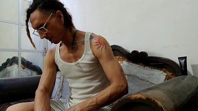 con ropa se consuela y eyacula con cautela: raba erre pro