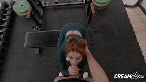 Redhead Hottie Charlie Red Shows Her Best Sex Exercise