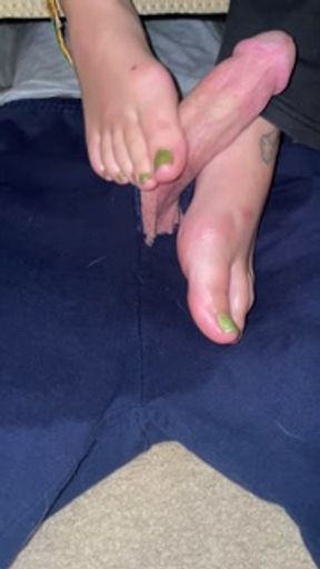 Caught Him Smelling My Slippers So I Gave Him A Footjob