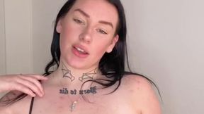 British teen with huge boobs gives dirty talk JOI