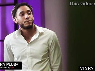 Whilst delivering the weather, Brandi gets some PAs to deliver some much needed relief. A real pounding is blowing into town, and it's gonna be a wet one. The raunchy new sex comedy from Kayden Cross. Part 3 of 5.