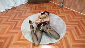 She Is Tied up at Her Boyfriend's House and Becomes an Object