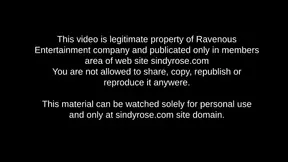 Sindy Rose self-pleasures with anal fisting and prolapse