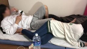 性欲が盛んな大◯生カップルのsex。ドロドロの濃い精子を彼女の中に注入する
