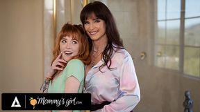 MOMMY'S GIRL - Stacked MILF Syren De Mer Realizes Her Flirty Stepdaughter Madi Collins Crush On Her