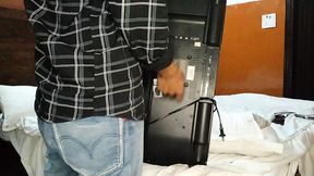 The TV Mechanic fucks Madam in her hotel room