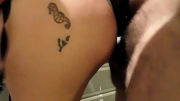 52 PERLA LOPEZ NYMPHOMAN WIFE , the ones from the supermarket come back from the day before and in her desperation to fuck she makes them go into her office again , chapter 52
