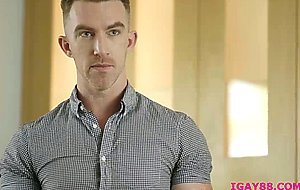 Muscled men Nick Fitt and Liam Knox fucking assholes