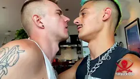 Blonde Punk Gets Deep Throated In Uncut Blowjob Session