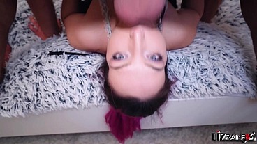 Horny maid Liz Rainbow fucked by Mr Big Fat Dick
