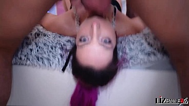 Horny maid Liz Rainbow fucked by Mr Big Fat Dick