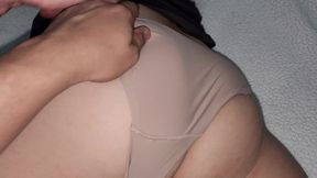 This Is How My Unfaithful Neighbor Spreads Her Legs and I Cum in Her Pussy