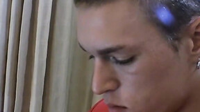 Attractive Yuri fires up his cig & sits on the toilet for his sexy smokin & s