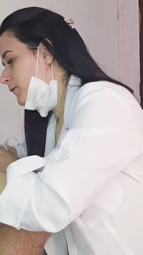 University Emergency: Nurse Examines Student with Persistent Erection