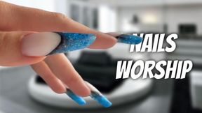 Long nails worship (ASMR trigger)