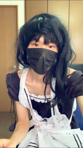 Maid Outfit Crossdressing masturbation