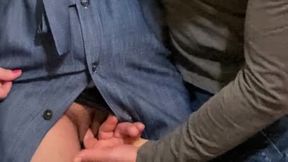 Omg!!! the Stranger's Hand Under My Dress in Subway