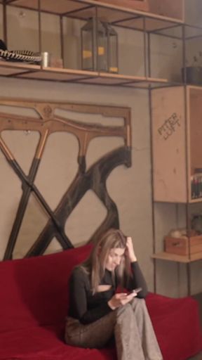 Innocent Roommate Says Yes to Her First Threesome with Us