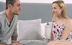 18 year old babe shows his hymen, and guy breaks it with his huge dick!