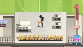 Anime girl gets a titjob on happy island