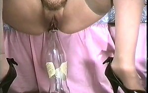 Slut girl bottle fuck.