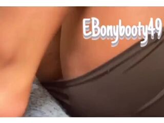 Ebony in tight dress rips nasty wet bubbly farts
