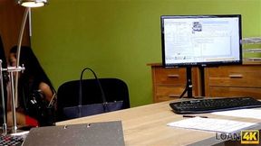 LOAN4K Inga can't get money from bank so takes part in loan porn