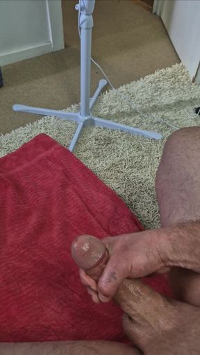 Nice load very satisfying orgasm and perfect big white cock