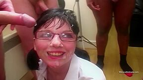 Nerd Teen 18+ Jessica Comes For Her First