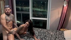 I woke up horny and came nicely in her ass full of oil