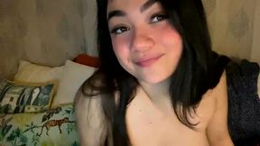 Teenage beauty captivates with daring panty passion in thrilling homemade play