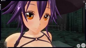 3D HENTAI YURI devil girl ravishing pumpkin girl