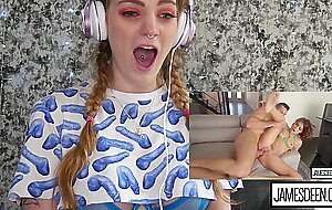 Carly rae summers reacts to extreme anal orgasms - honest porn reactions - hpr08 | featuring: skin