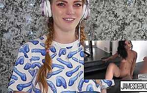 Carly rae summers reacts to extreme anal orgasms - honest porn reactions - hpr08 | featuring: skin