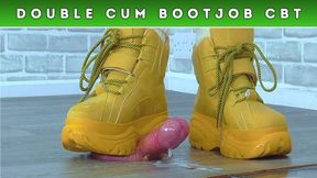 Drained TWICE & Busted Under My Buffalo Boots (252) - Glans Cam - Cock Balls Ball Trample Trampling CBT Ballbusting Bootjob Shoejob Cumshot