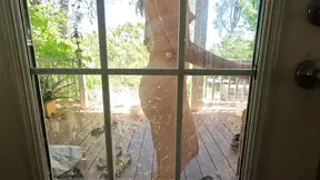 Petite wifey gets fucked during cleaning