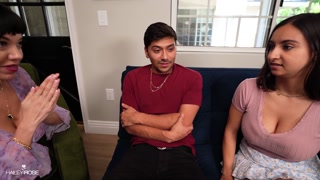 Hot Therapist Little Puck Teaches Young Couple to Fuck in Busty Threesome - Hailey Rose