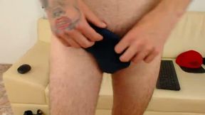 Slim Tim Whispers Teases in His Underwear