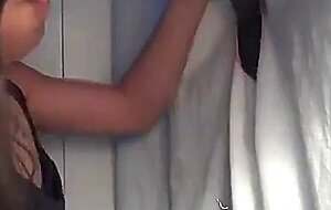 Black Cock Blowjob at Gloryhole by Crossdresser