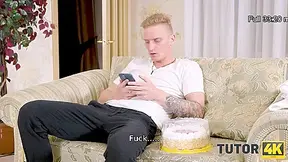 Student 18+ Brings Chemistry Tutor A Cake And Fucks He