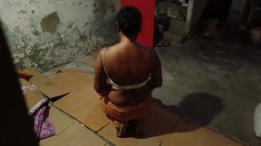 Big Ass Bhabhi Changing Her Clothes and Boy Watchig