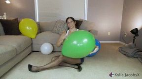 Inflate and Grind On Balloons - Kylie Jacobs - WMV 1080p HD