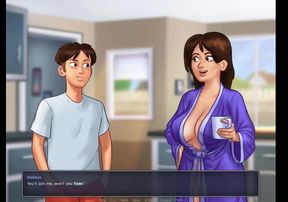 Summertime saga: hot MILF and her milk ep 57