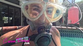 Carissa's Kinky Underwater Fun Full Face Mask