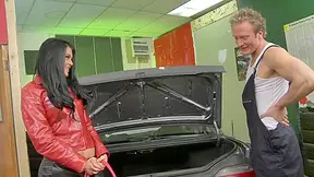 Stacey Lacey is having a cock against her tight walls