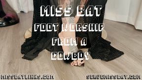 Foot Worship from a Cowboy