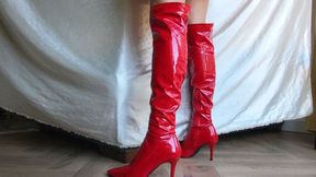 Worship Red Supergirl's Boots
